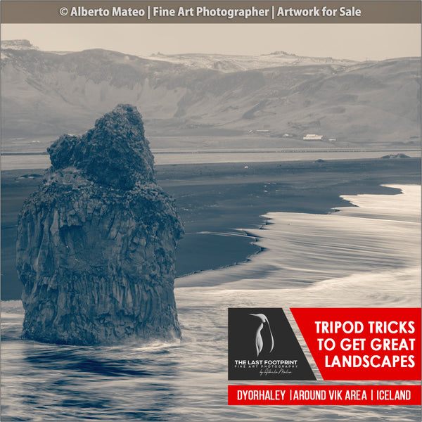 Tripod tricks to get stunning landscapes. [Dyorhaley Beach, Iceland.]