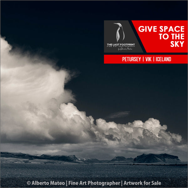 Storm clouds above Petursey, near Vik, Iceland.