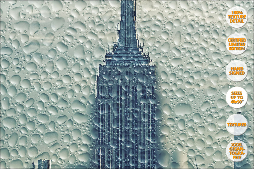 Aerial view of Manhattan, New York, United States. | Detail 50%.