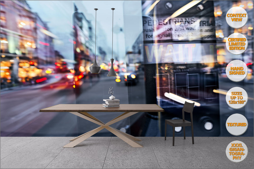 Giantography: Traffic lights at Oxford Circus, London, United Kingdom.