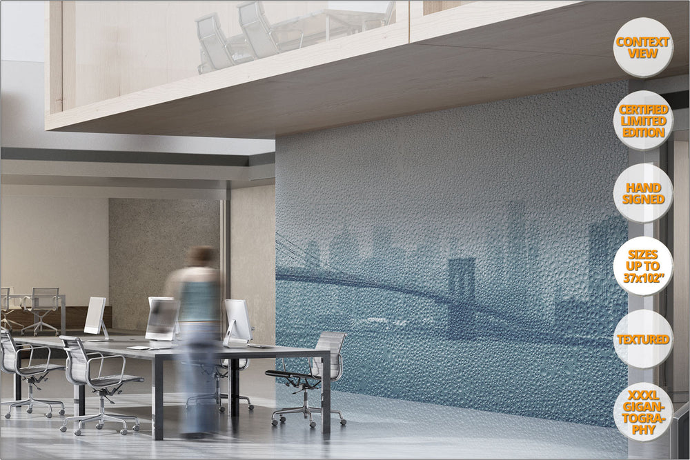 Brooklyn Bridge, New York. 1 | Office view. By Alberto Mateo, Fine Art Photographer.