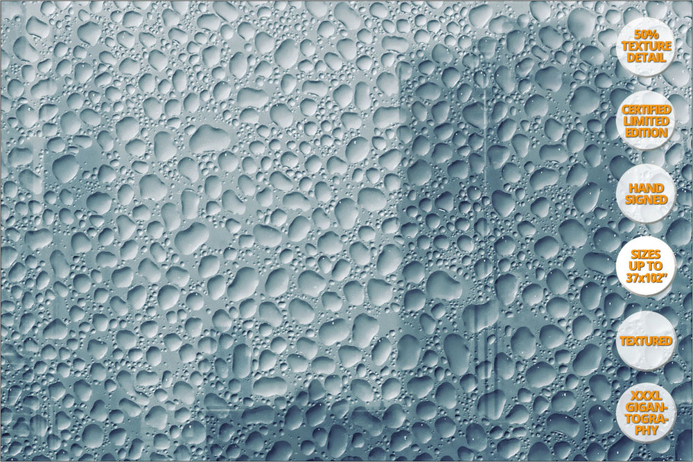 Brooklyn Bridge under the Rain, Manhattan. | 100% Detail - Panoramic View.
