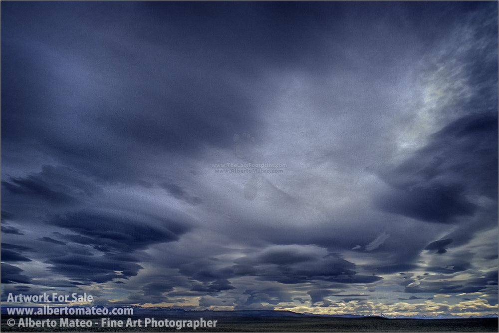 Clouds, Tierra de Fuego, Patagonia, Chile.