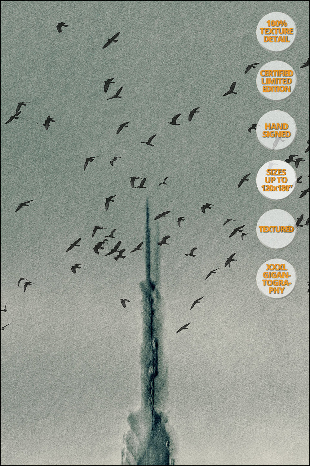 The Empire State, 'Way to Freedom' Series. | 100% Magnification Detail.