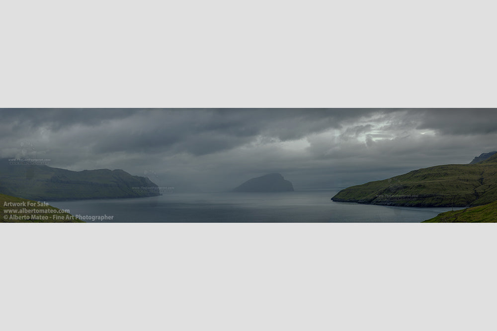 Mykines Island Panorama, Faroe Islands. | Giant Limited Edition Print.