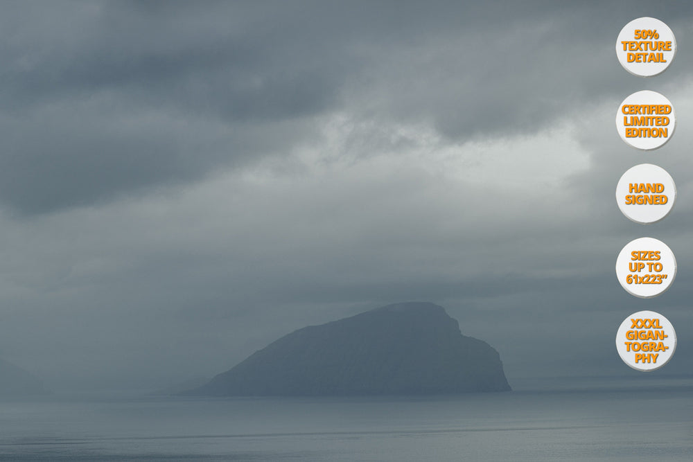 Mykines Island Panorama, Faroe Islands, North Atlantic. | 50% Magnification Detail.