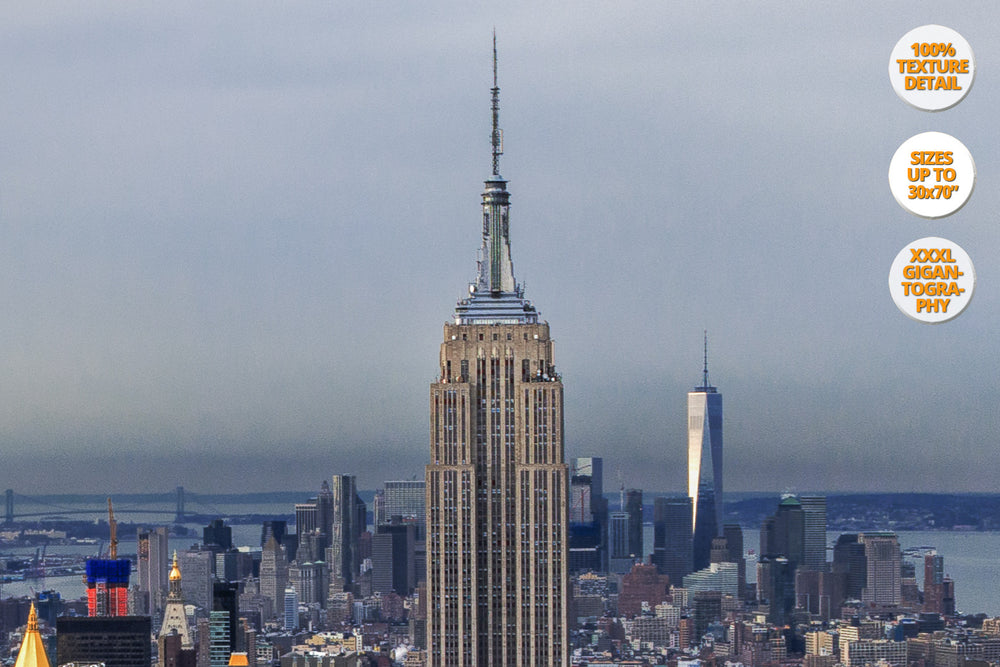 Empire State, Manhattan, New York. | 50% Detail.