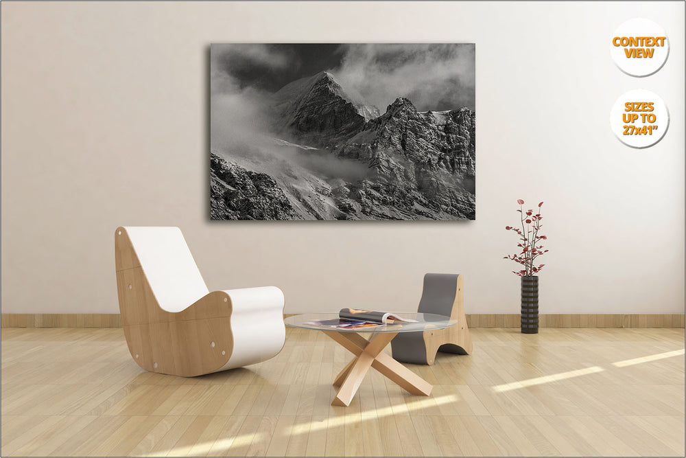 Mount Thorung Peak from Letdar, Himalaya. | Print hanged in meeting room.