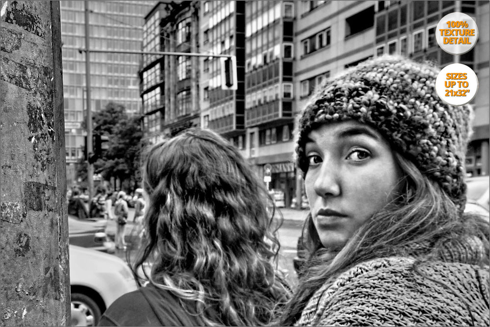 Traffic lights, Check Point Charlie, Berlin, Germany.