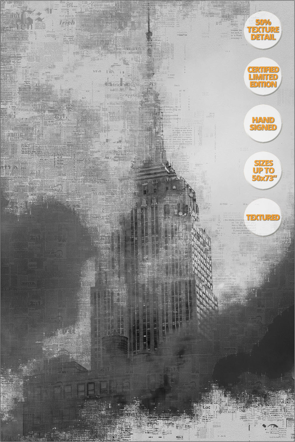 The Empire State, Manhattan, New York, United States. | 50% Detail.