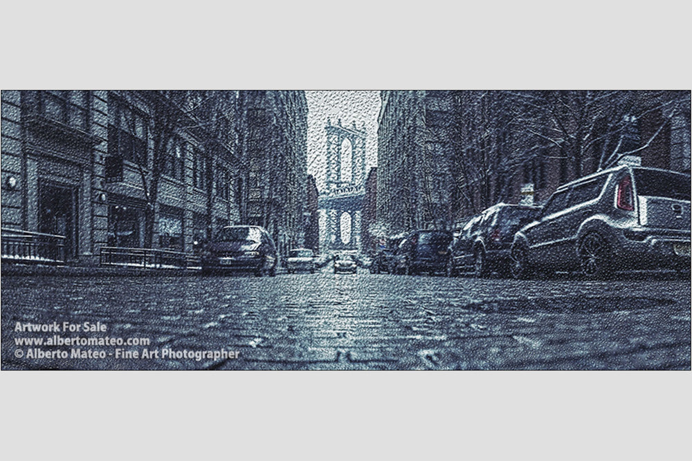 Manhattan Bridge from Brooklyn, NY. | Limited Edition Fine Art Print.