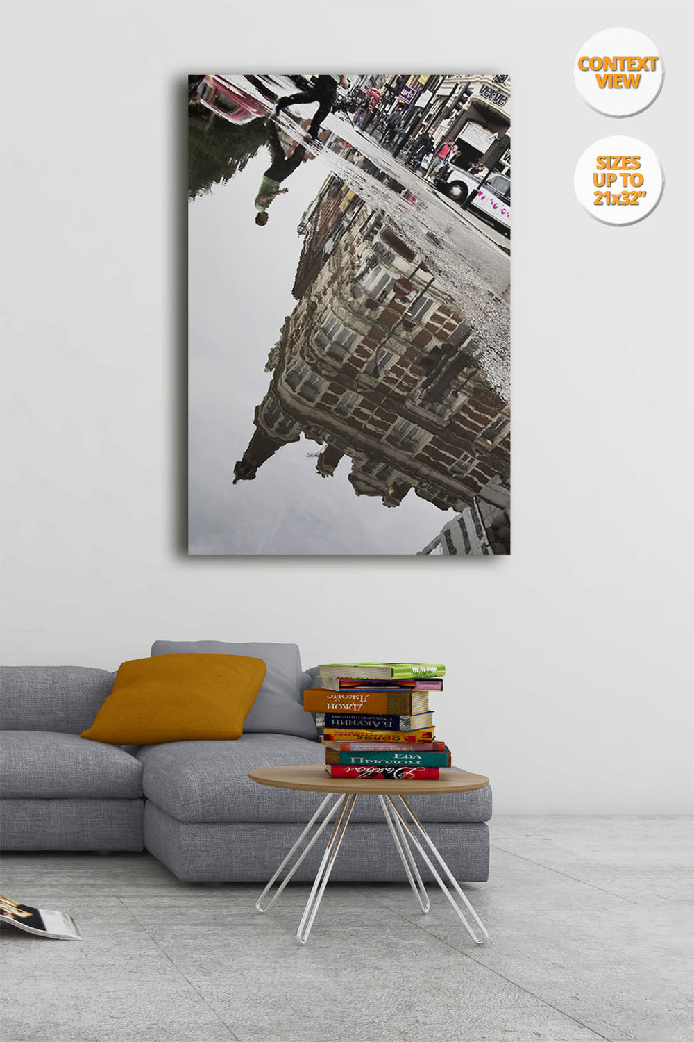 Pond, Covent Garden, London, UK. | Print hanged in living room.