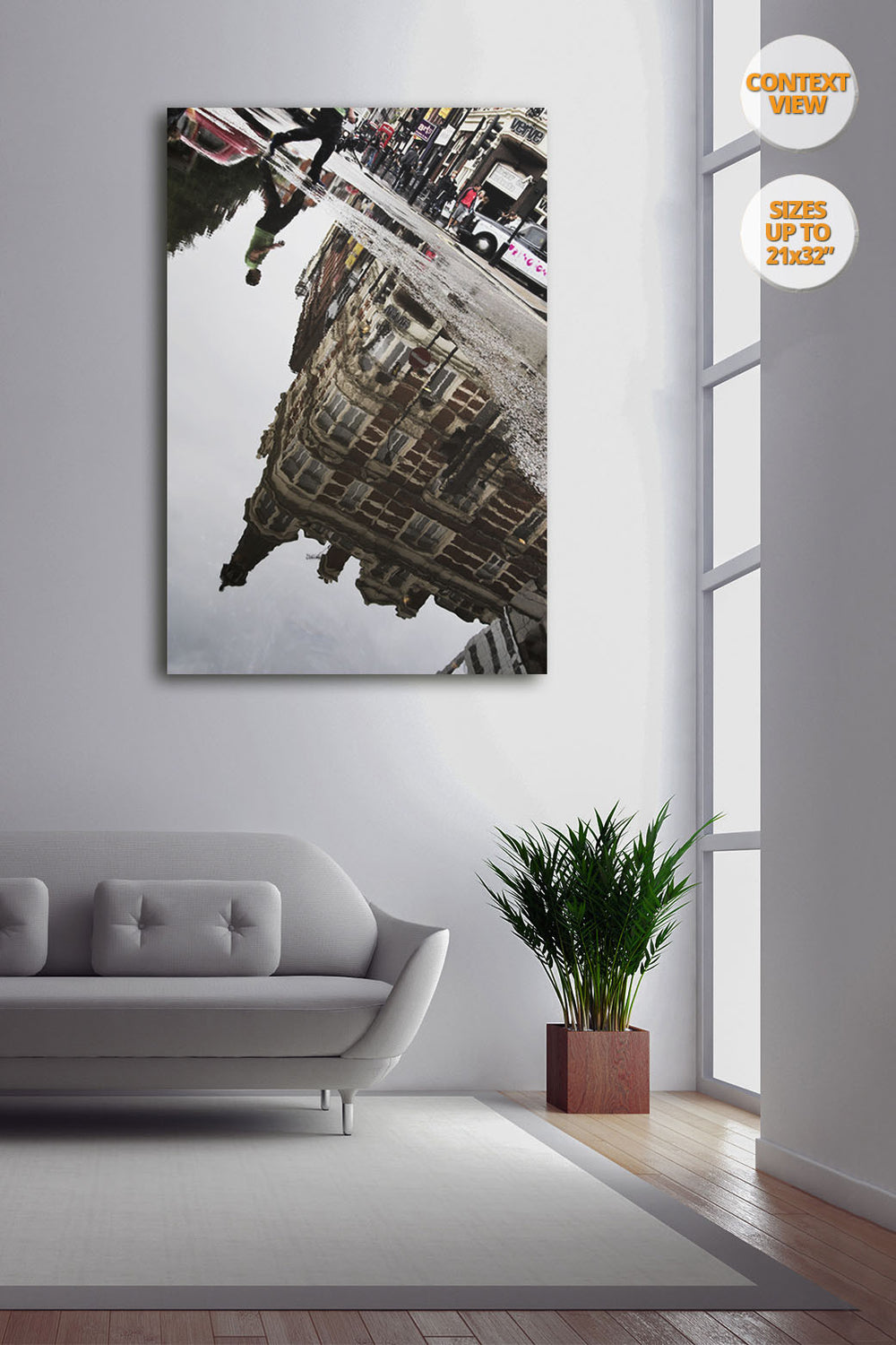 Reflections, Covent Garden, London, UK. | Original Print hanged in living room.