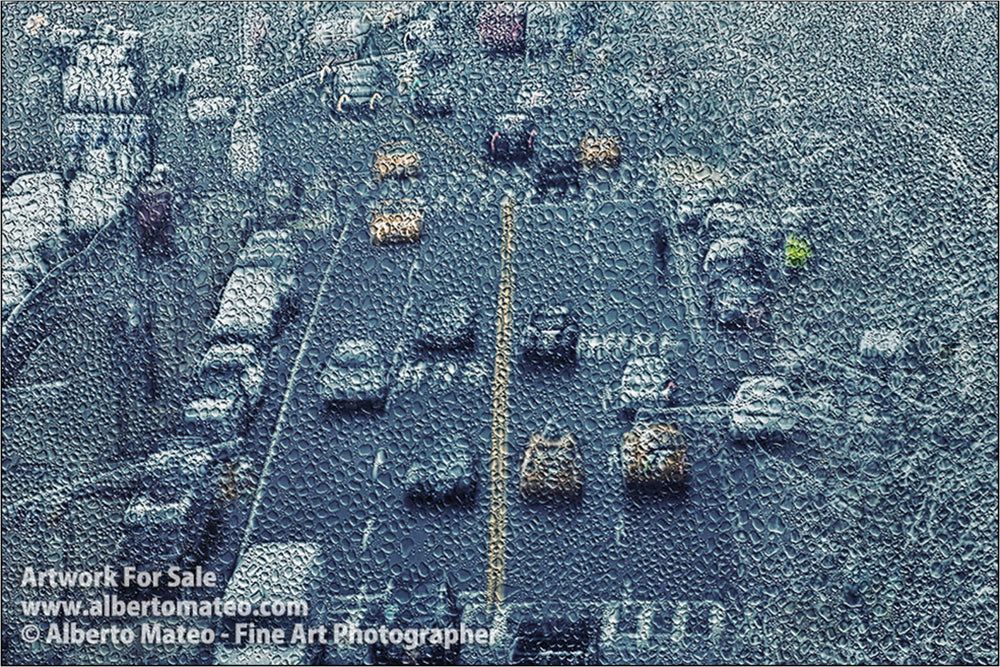 Taxis in Lower Manhattan, New York. | Limited Edition Print.