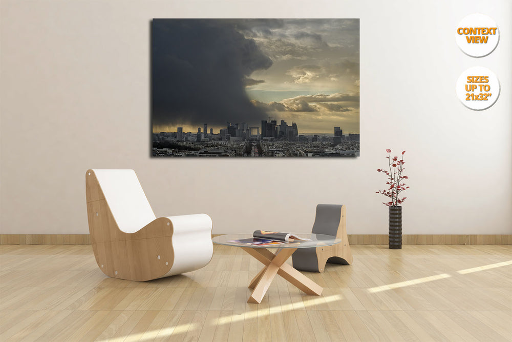 La Defense, Paris, France. | View of the Print hanged in reading Room.