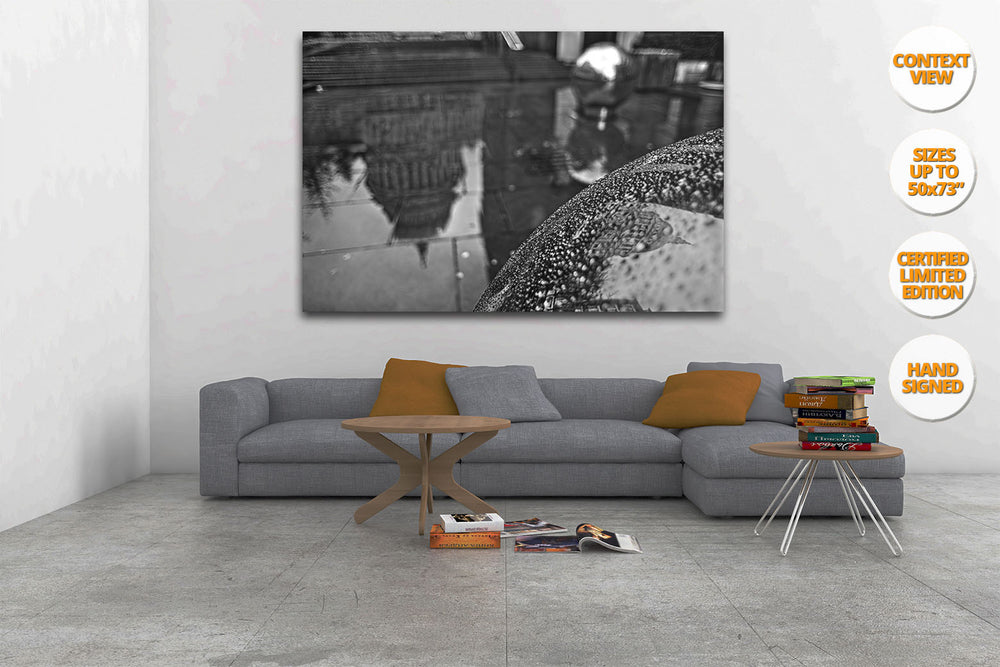 Saint Paul, Holborn, London, UK. | Black and White Print hanged in living room.