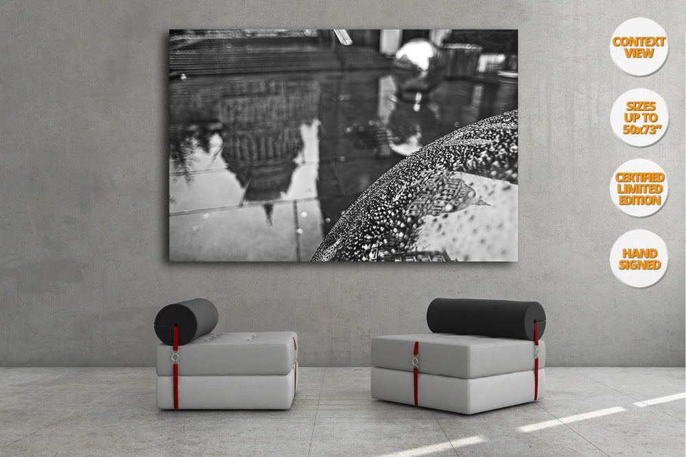 Saint Paul Cathedral, Holborn, London. | Black and White Print hanged in living room.