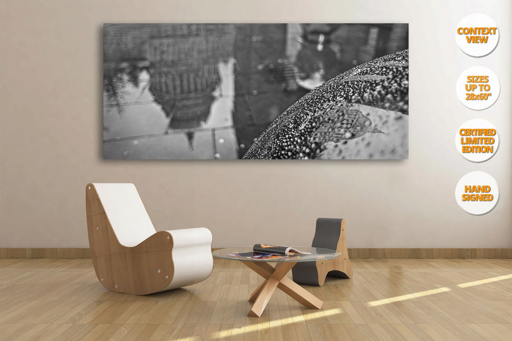 Saint Paul Cathedral, Holborn, London. | Black and White Panoramic Print hanged in living room.