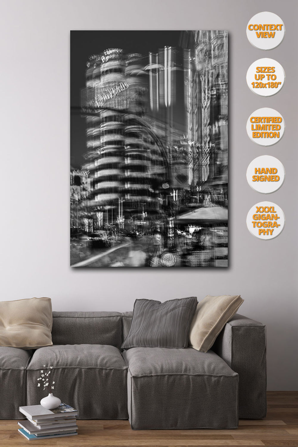 Capitol Building, Gran Via, Madrid, Spain. | Living room view.