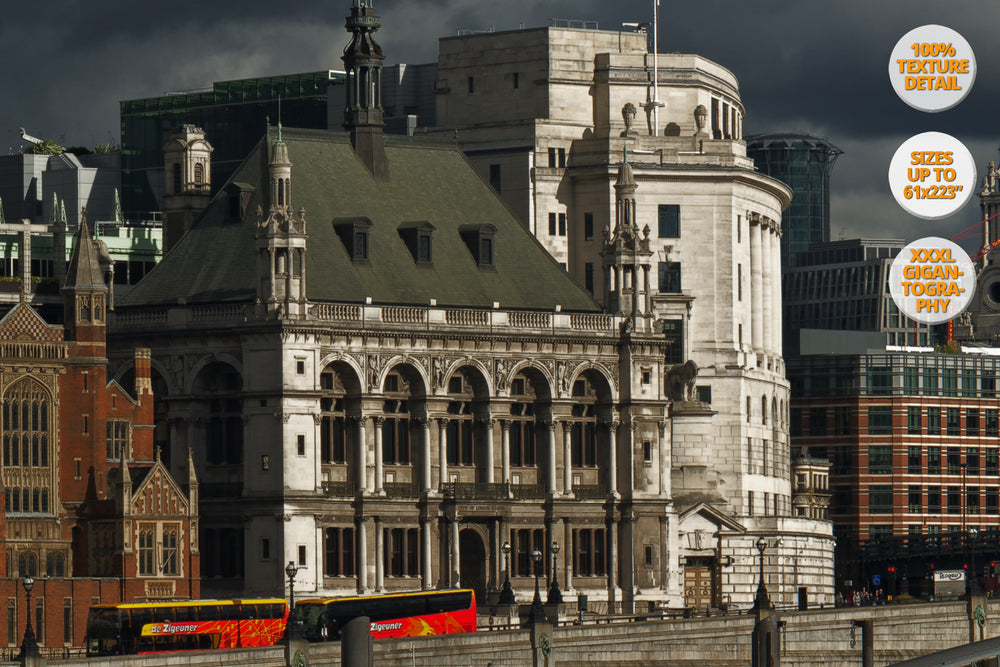 Panoramic Print: River Thames, London, United Kingdom. 