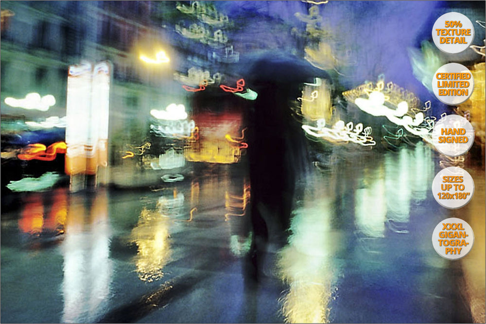 Rain in Madrid (Spain) Series. | 50% Magnification Detail.