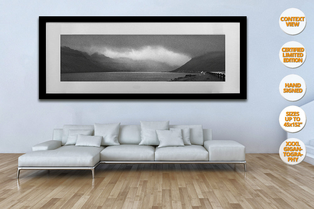 The White Horse, Faroe Islands.  | Black and White Fine Art Print.