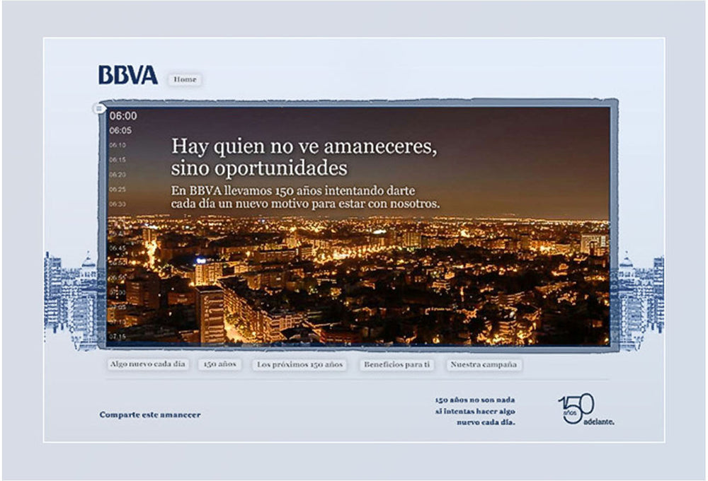 Ad Campaign for BBVA, Madrid.