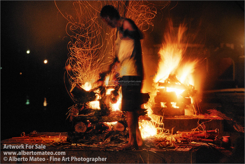 Pashupatinath Crematory, Kathmandu. | Open Edition Print.