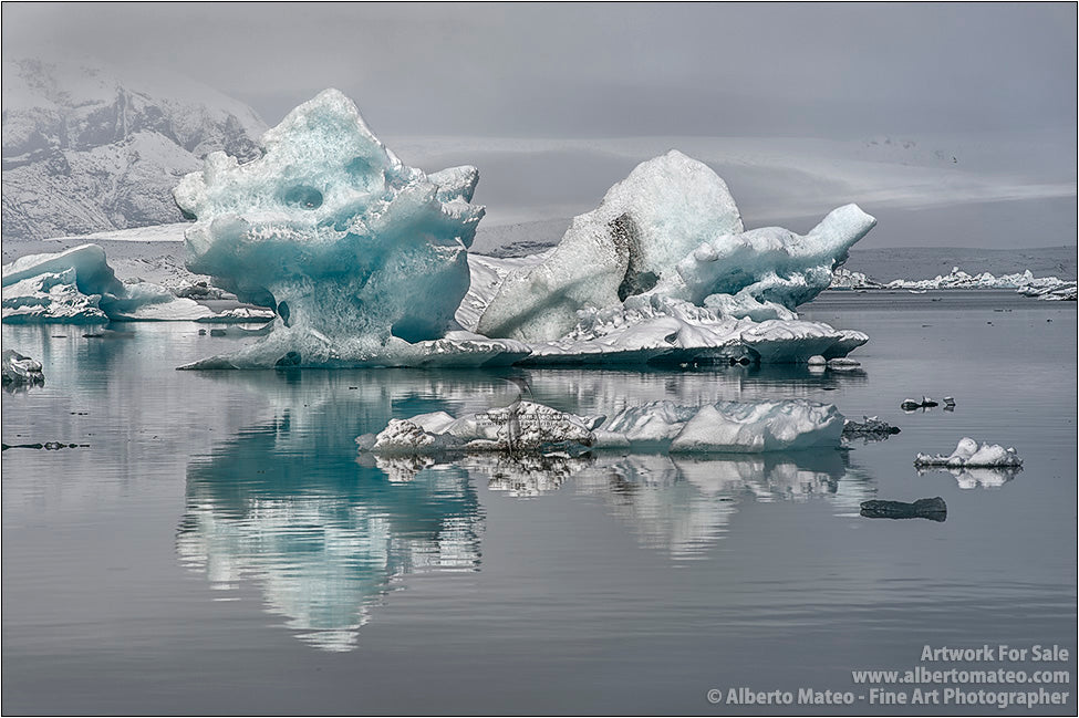Ice Formations, Jokulsarlon, Iceland.