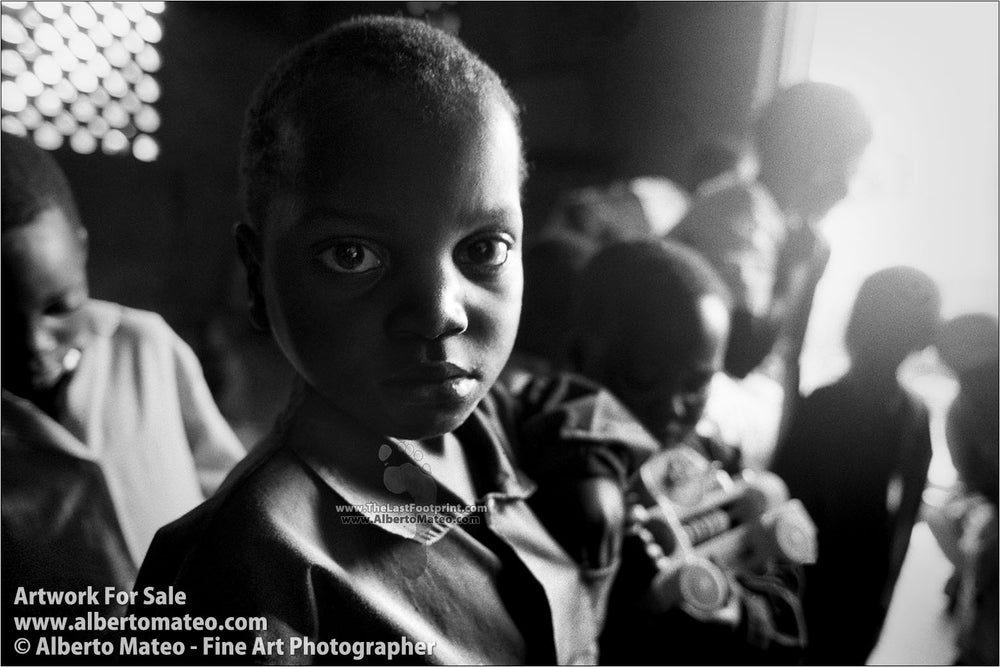 Orphans, Thondwe Nursery School, Malawi. | Black and White Fine Art Print.