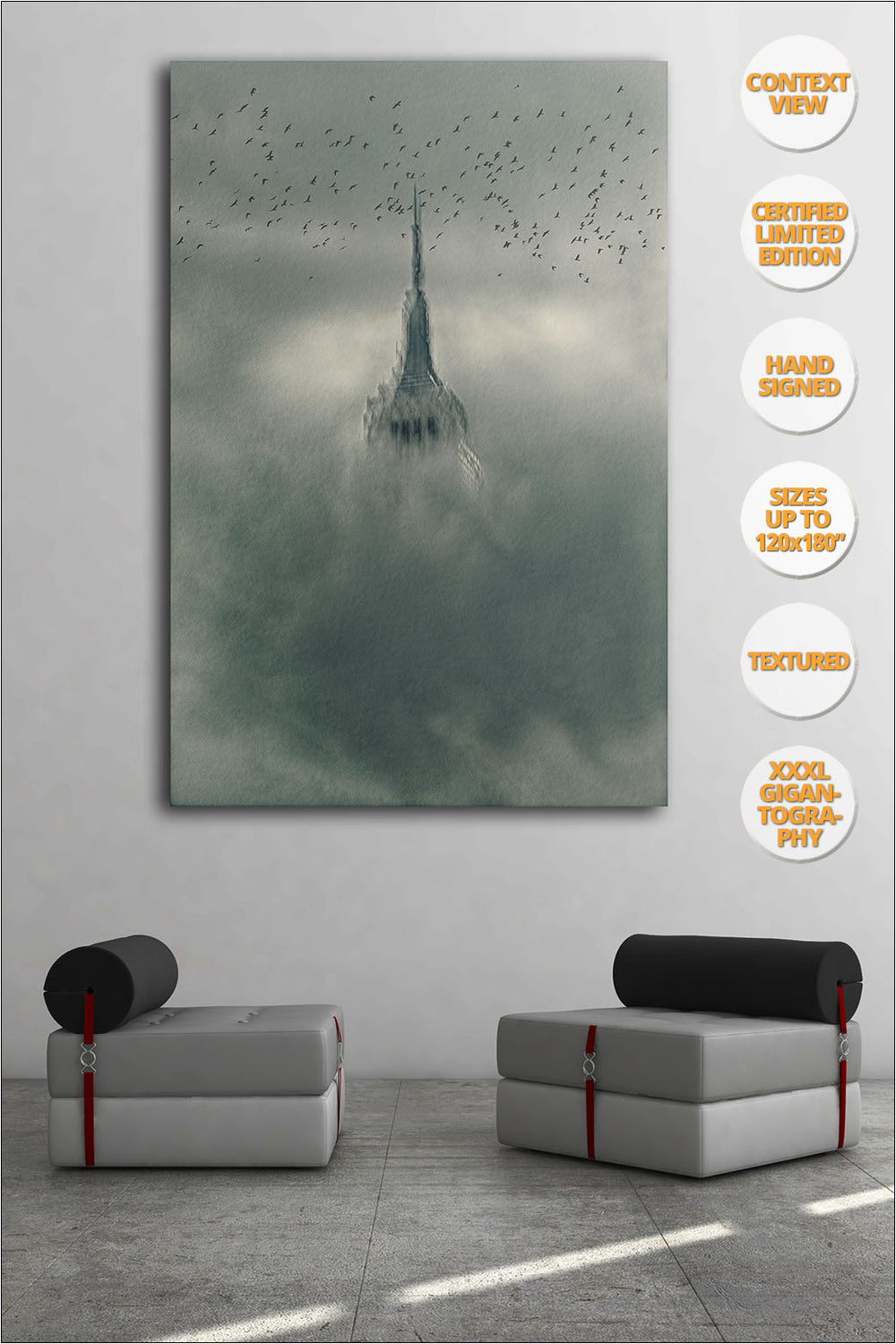 Empire State, 'Way to Freedom' Series. [3/6] | Hanged in living room.