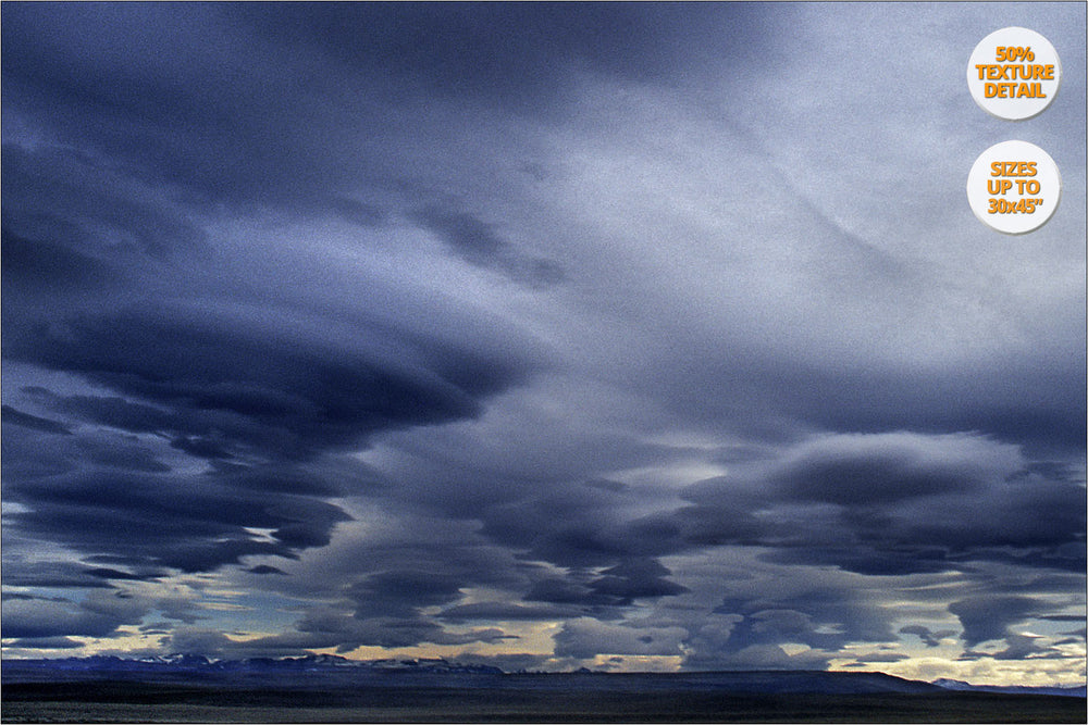 Clouds, Patagonia, Chile. | 50% Detail view.