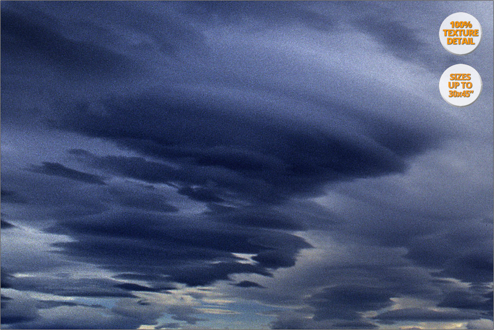 Clouds, Tierra de Fuego, Chile. | 100% Detail view.