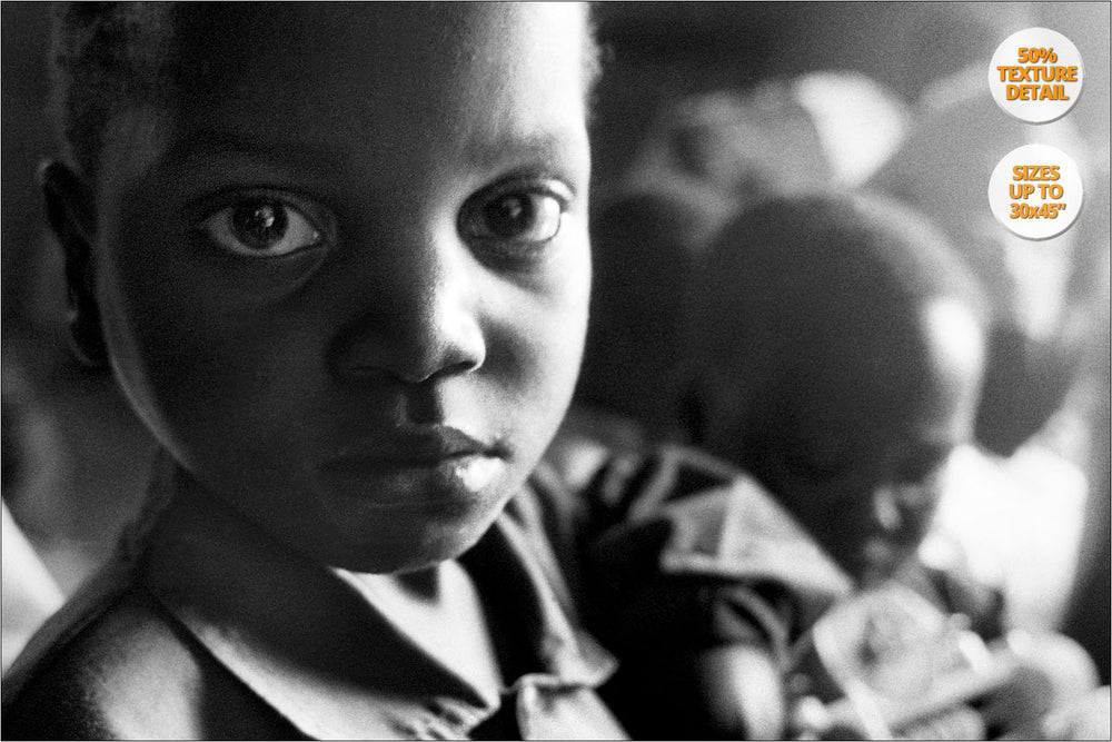 Orphans, Thondwe Nursery School, Malawi. | 50% Magnification Detail.