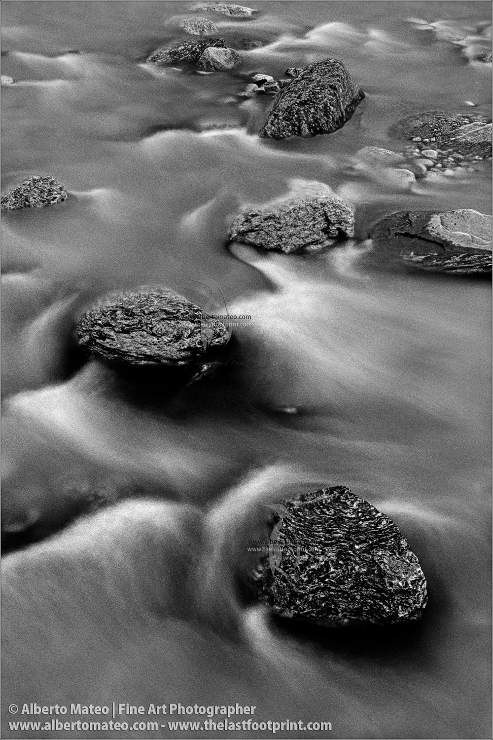 Stones in Baghirati Glacier, Gangotri, Himalaya, India.