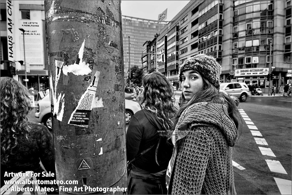 Glance, Check Point Charlie, Berlin, Germany.