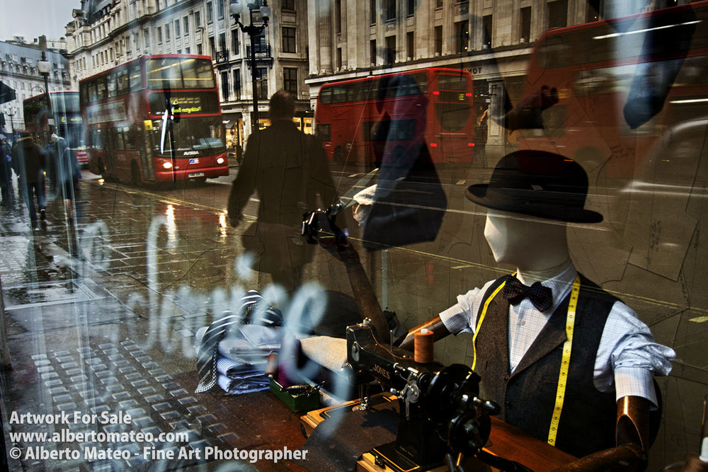 Reflections in the Regent Street, London. | Unlimited Edition Print.