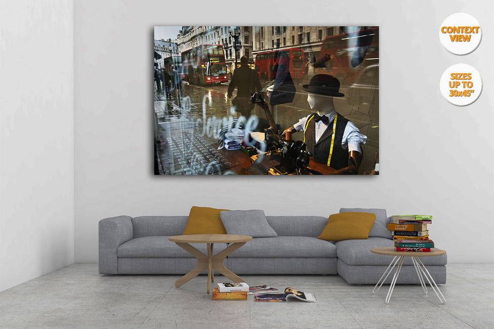 Regent Street, London, UK. | View of the Print hanged in Living Room.
