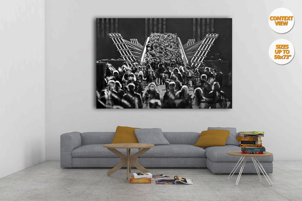 Millenium Bridge, London, United Kingdom. | Print hanged in Living Room.