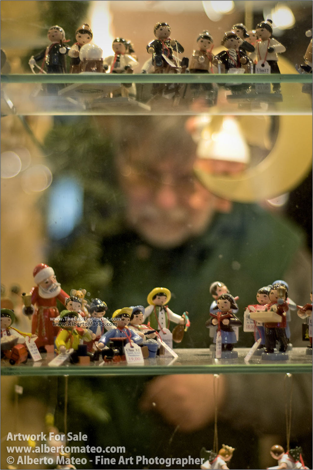 Christmas window shop, Hamburg, Germany.