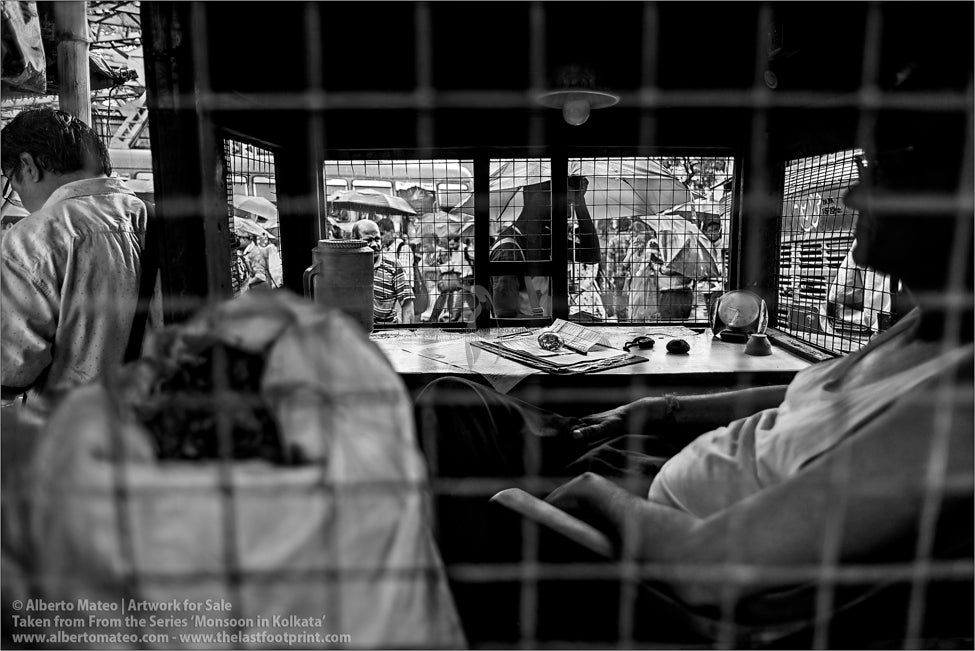 Inspector, Howrah Bus Station, Kolkata, Bengal, India.