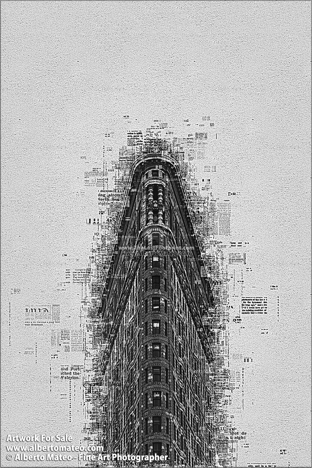 Flat Iron Building, Manhattan, New York. | Already Written Series | Limited Edition Print.