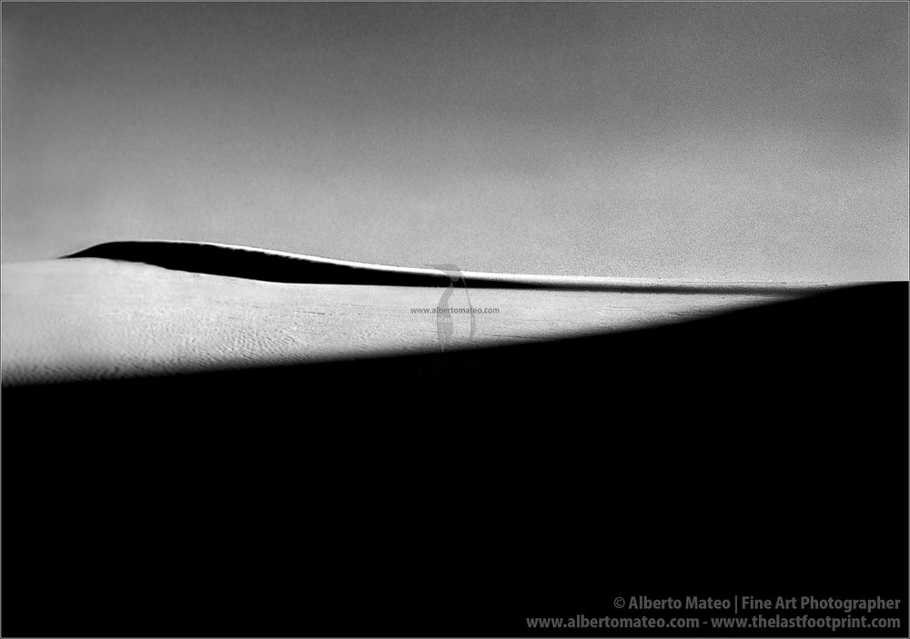 Dune Shapes, Sahara, Abstract Landscape Series.