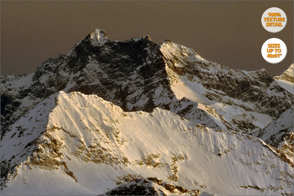 Mount Corno Bianco in Winter, Alps, Italy.
