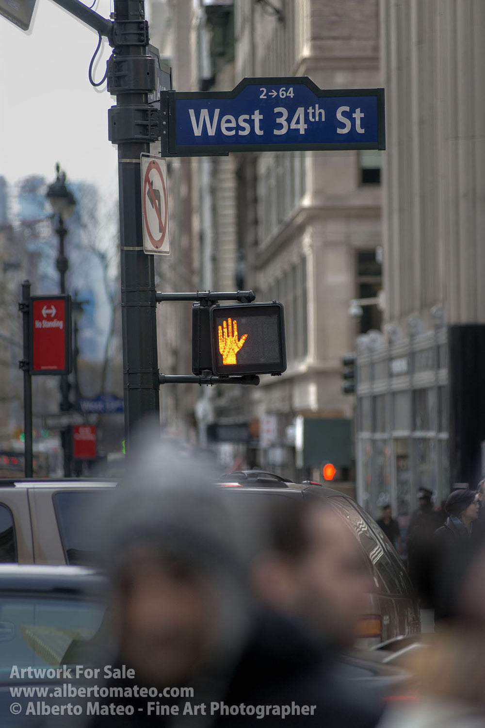 West 34th Street, New York. | Unlimited Edition Fine Art Print.