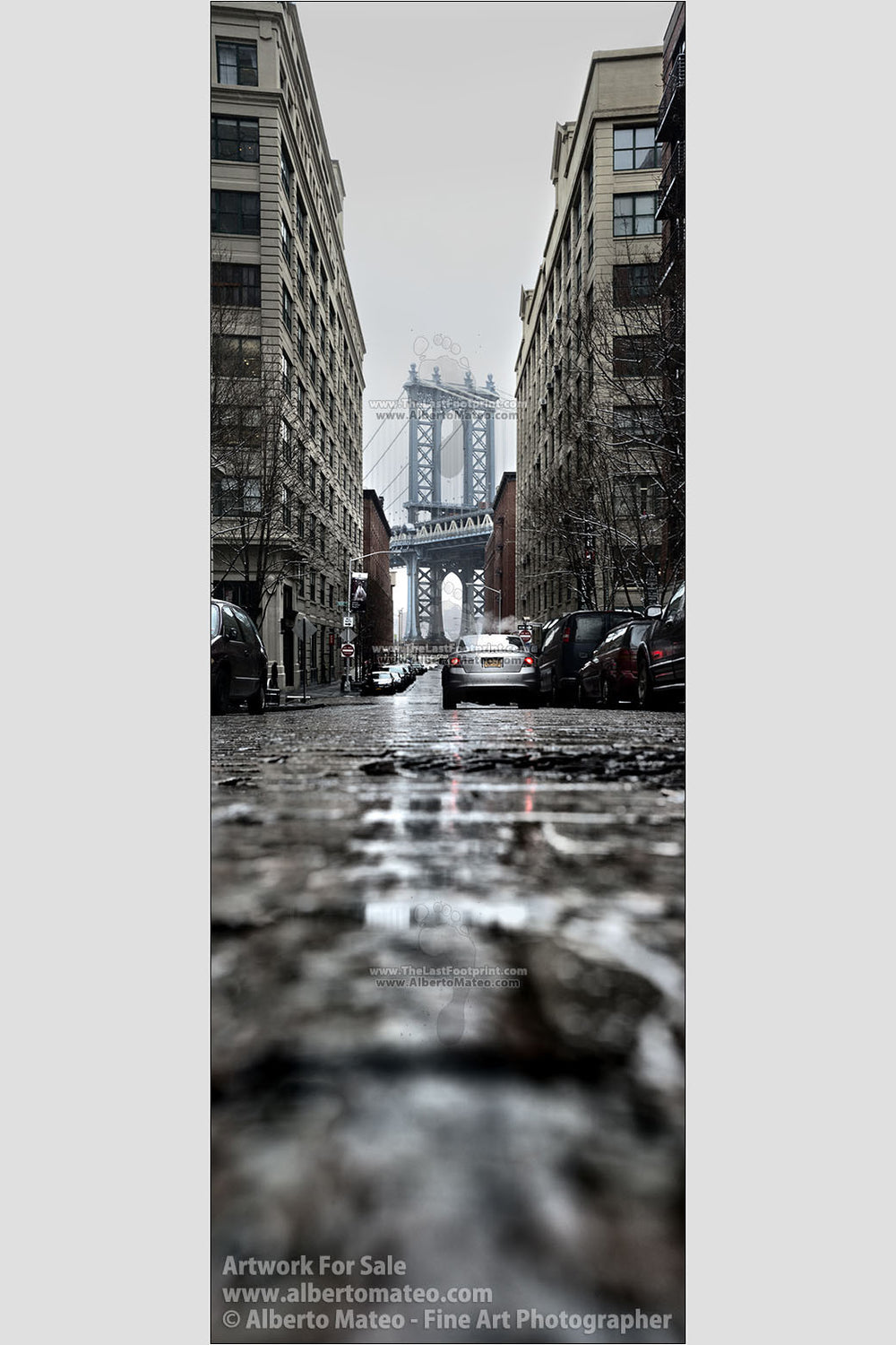 Manhattan Bridge from Brooklyn, New York. | Open Edition Giant Print.