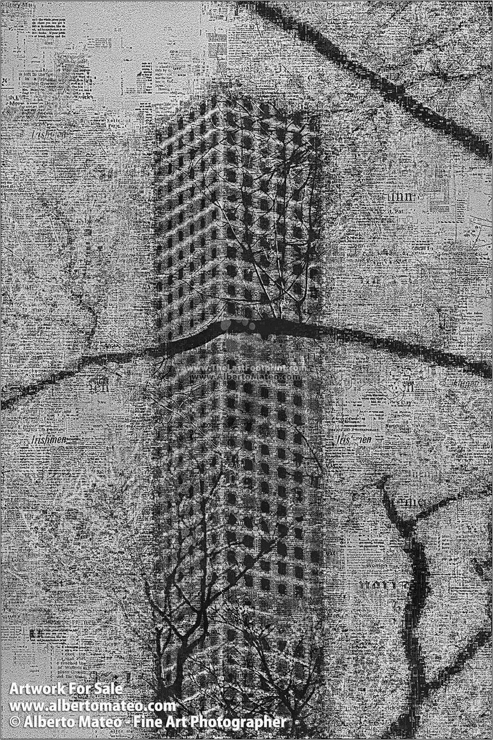 The Hive from Central Park, Manhattan, New York. | Limited Edition Fine Art Print.