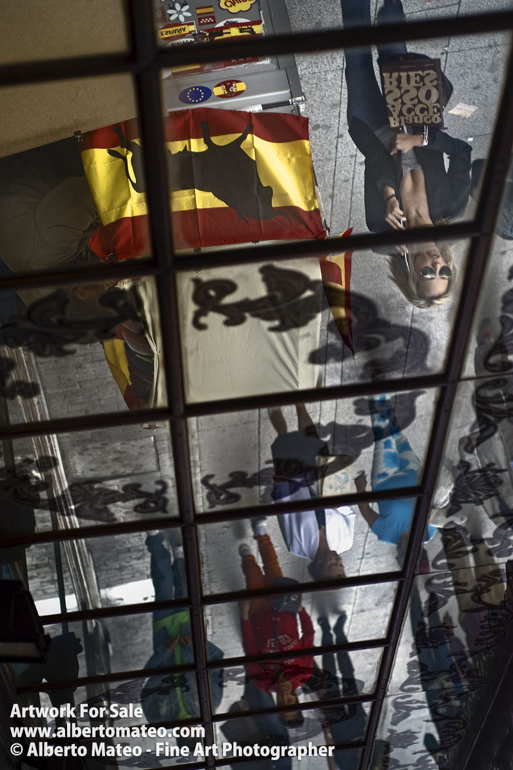 Reflections, Gran Via, Madrid, Spain. | Open Edition Fine Art Print.