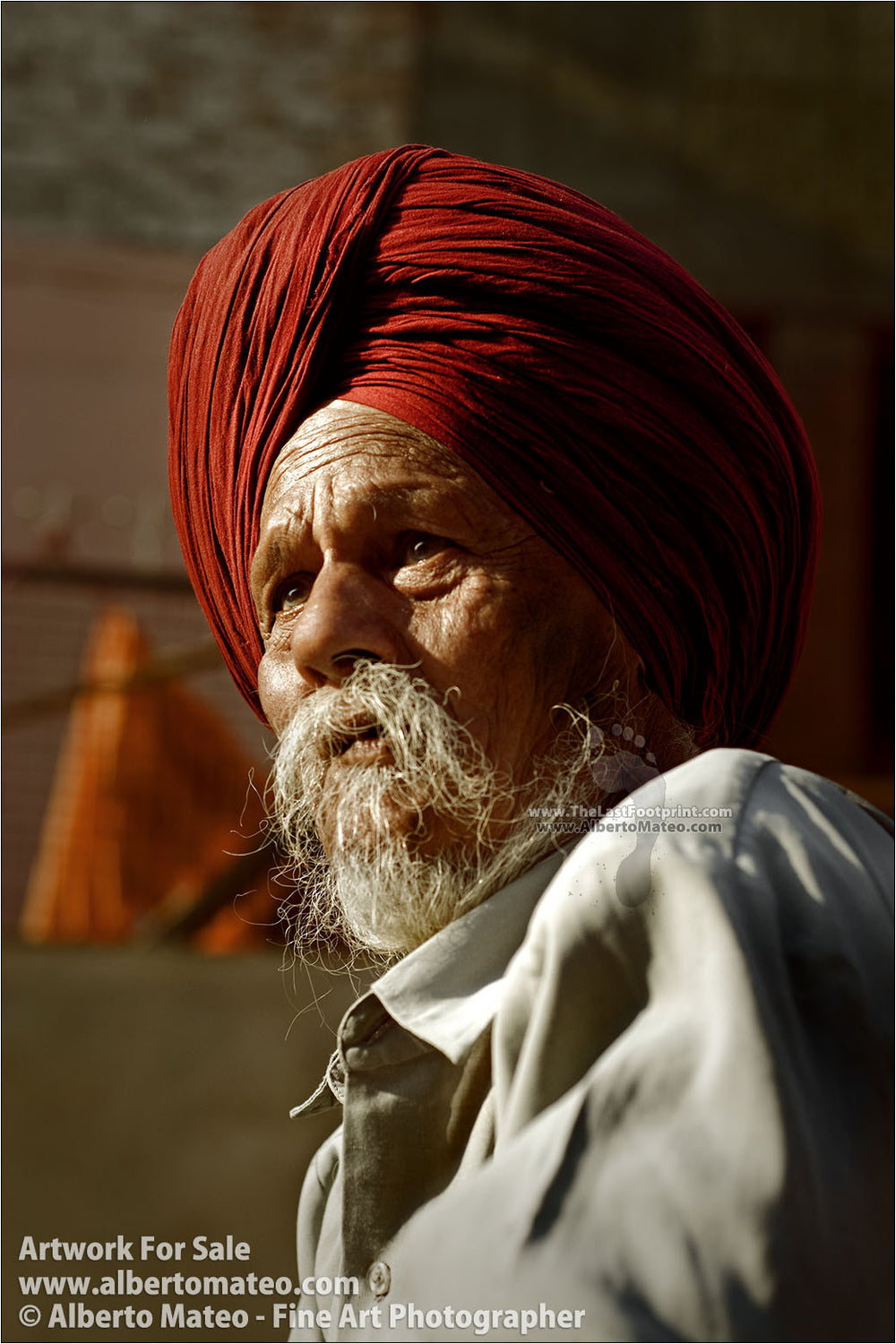 Portrait of a Sikh, Chandigarh, India. | Open Edition Fine Art Print.