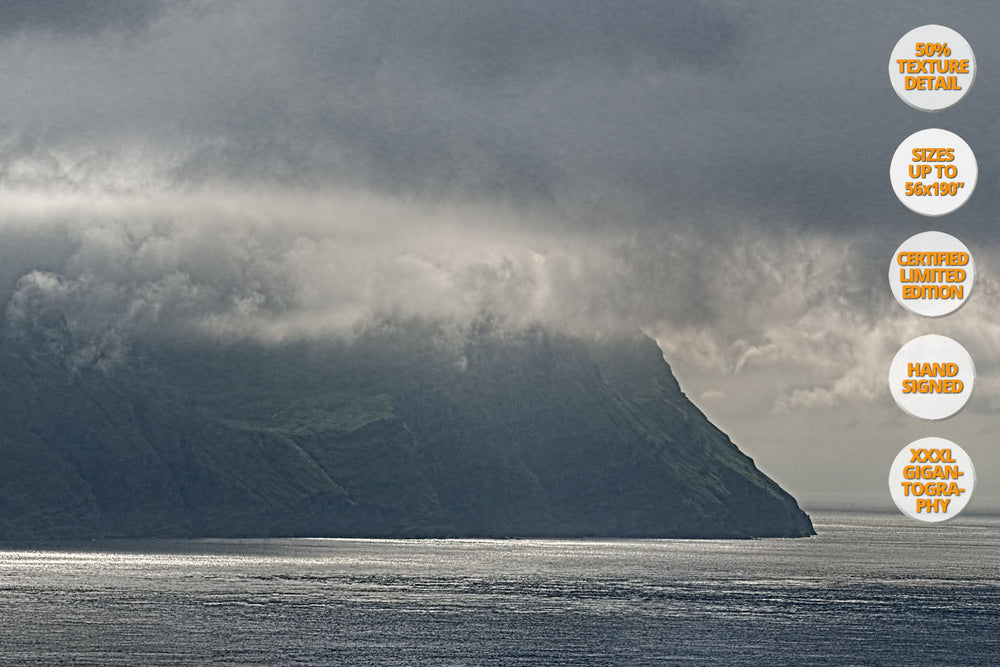 Mykiness, Faroe Islands. | Giant Panoramic Print | 50% Magnification Detail.